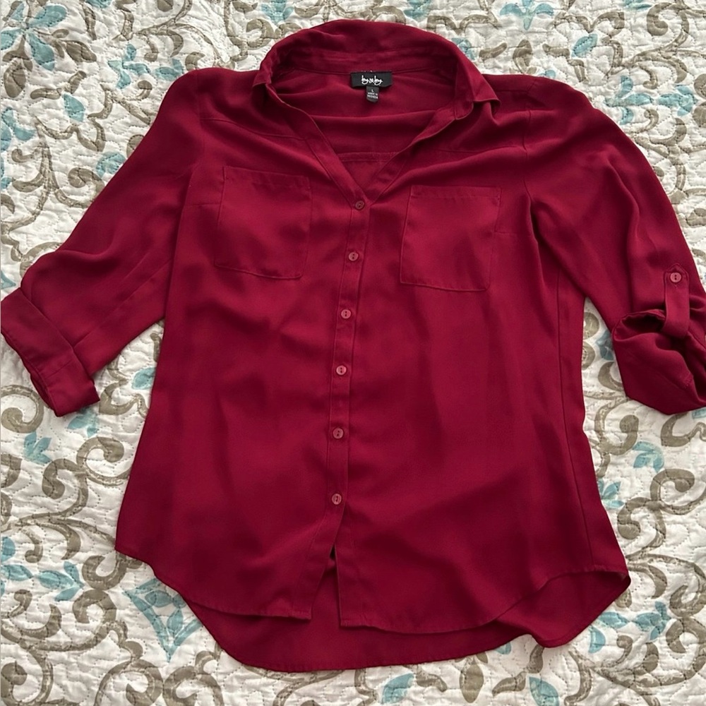 Women's Maroon Blouse